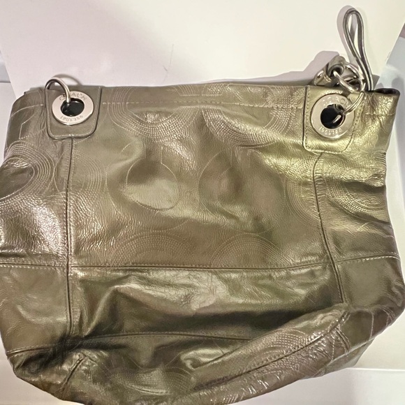 Coach Shimmering Gold Shoulder Bag - Picture 4 of 16